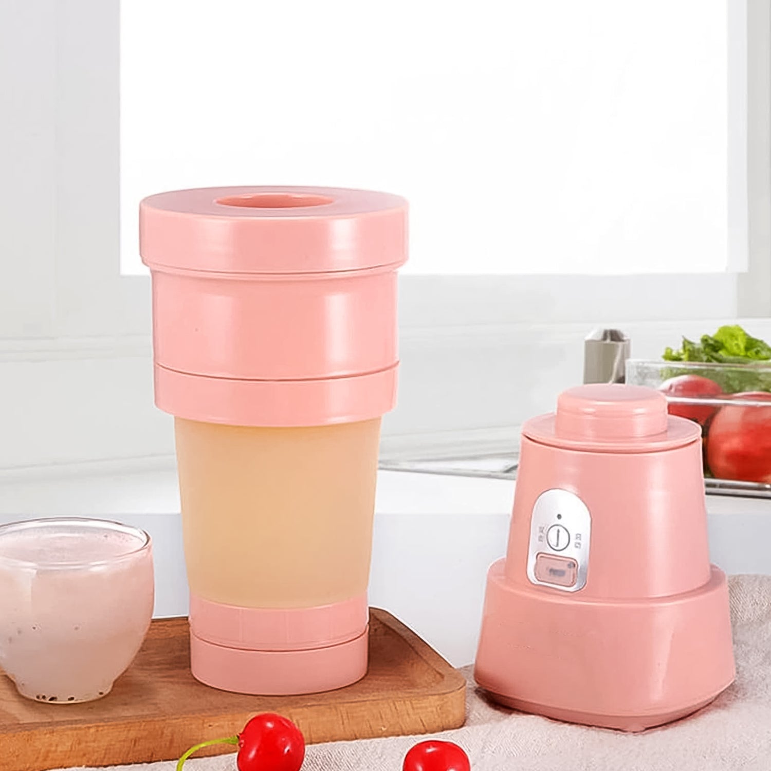 Foldable Electric Juicer Portable Blender Stainless Steel 6 Blades (500 Ml) Foldable Electric Juicer Portable Blender Stainless Steel 6 Blades (500 Ml)